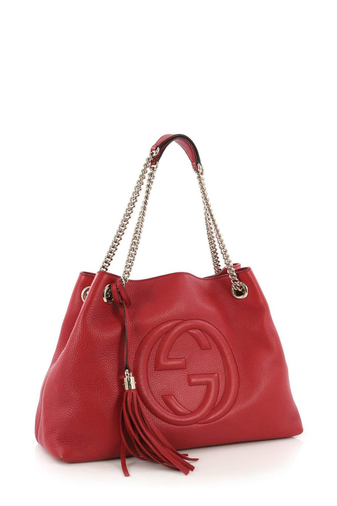 Medium Soho Chain Shoulder Bag Red