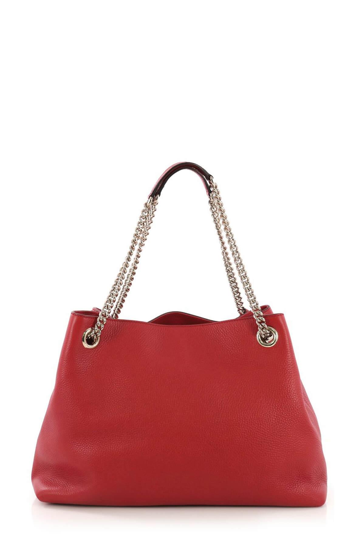 Medium Soho Chain Shoulder Bag Red
