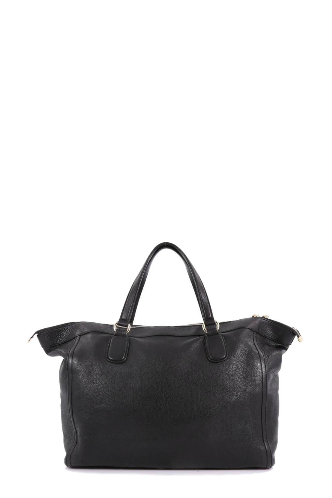 Medium Soho Zip Tote Black
