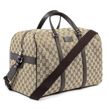 Gucci Unisex Classic Luggage Original GG Canvas Carry On Duffle Travel Bag 449167
