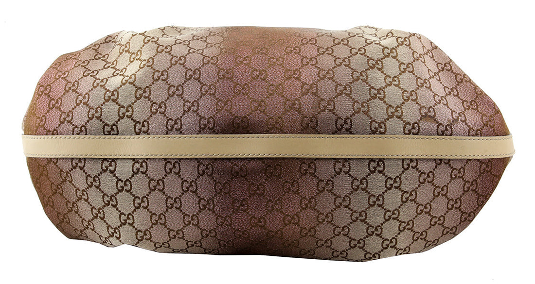 Gucci Brown Lurex Scarlett Tote