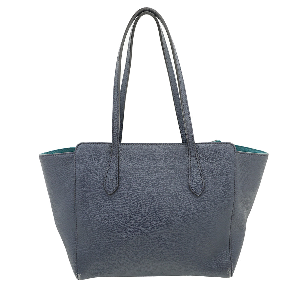 Gucci Blue Swing Small Tote Bag