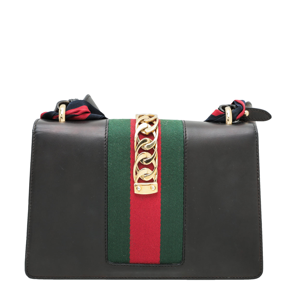 Gucci Black Sylvie Shoulder Bag Small