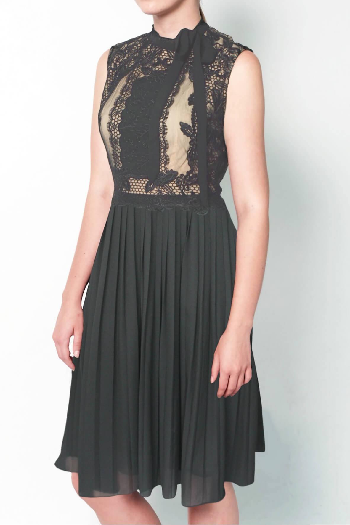 Emilia Lace Dress Black