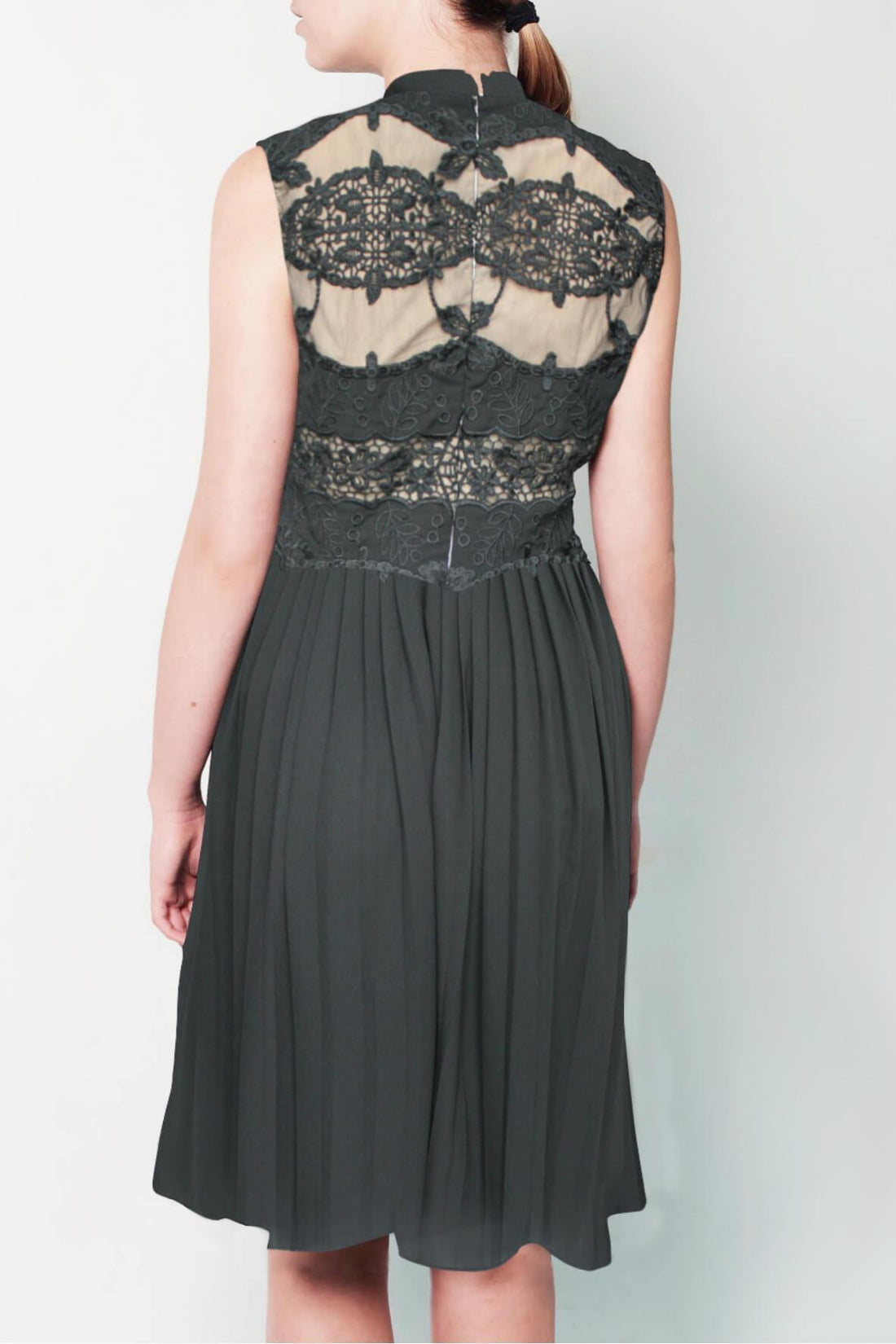 Emilia Lace Dress Black