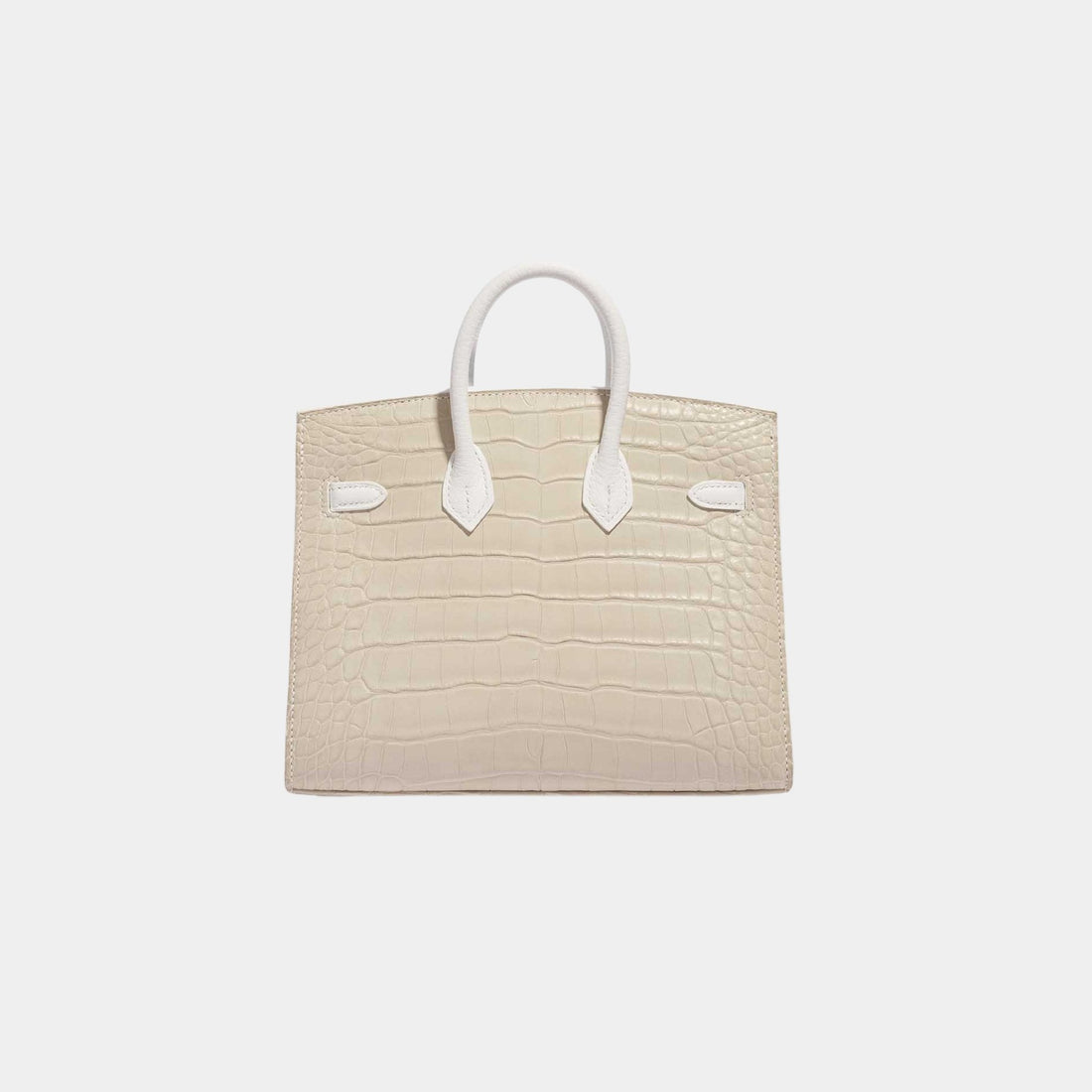 Birkin 20 Faubourg Snow White Sous La Neige PHW