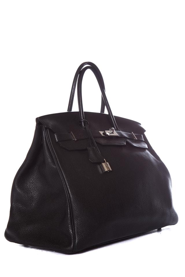 Hermès Birkin 40cm Black Togo Leather Tote