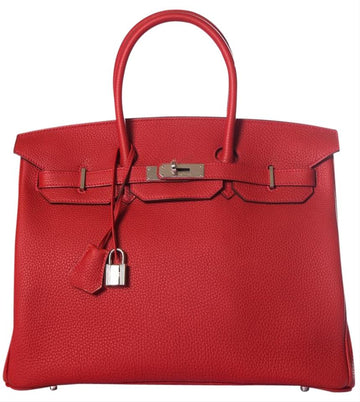 Hermès Birkin Togo Geranium Leather Tote
