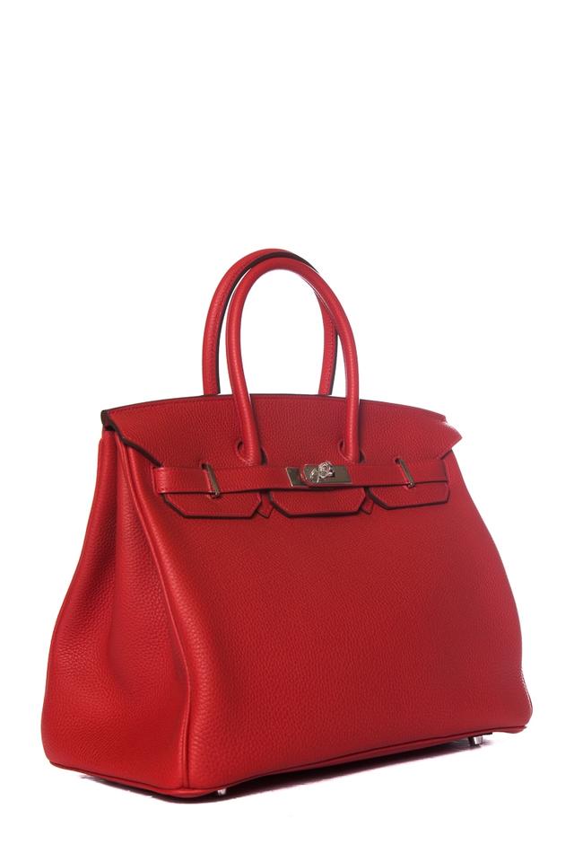 Hermès Birkin Togo Geranium Leather Tote