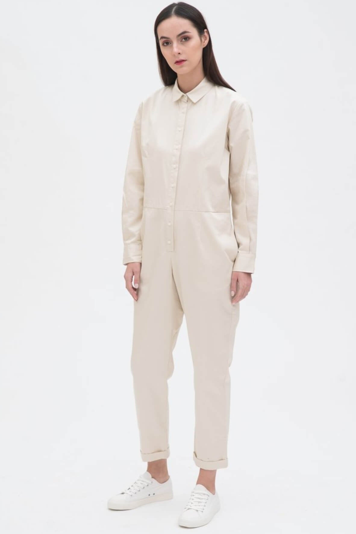 Utilitarian Off-white Jumpsuit