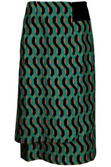 Jacquard Flip Skirt