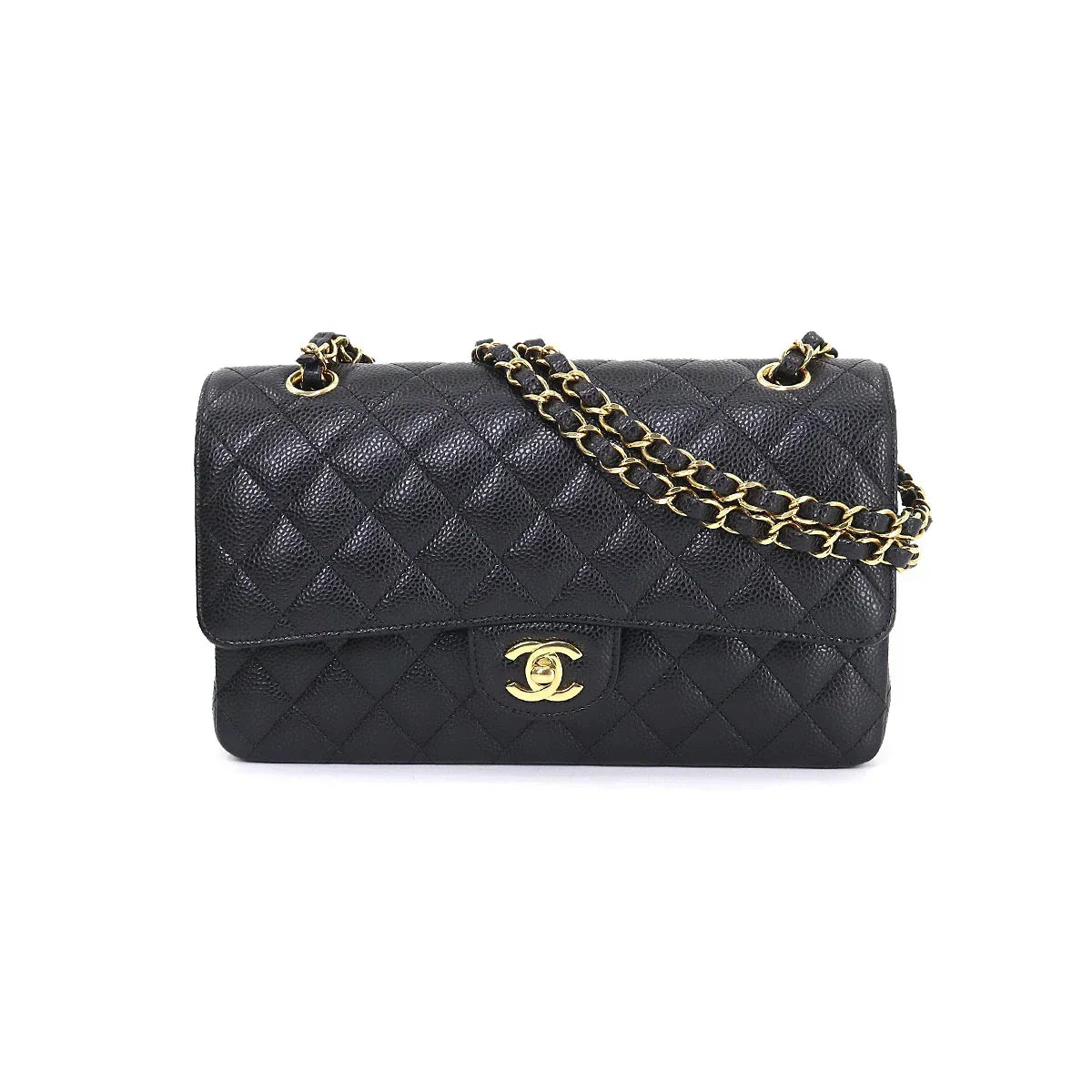 Chanel Caviar Classic black bag