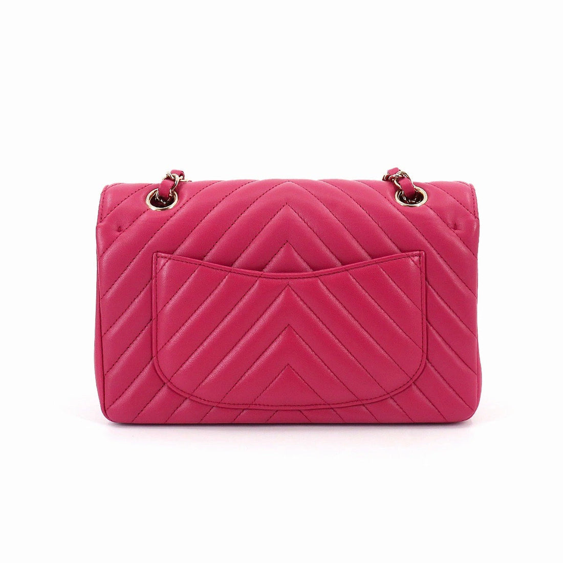 Chanel Pink Chevron classic bag