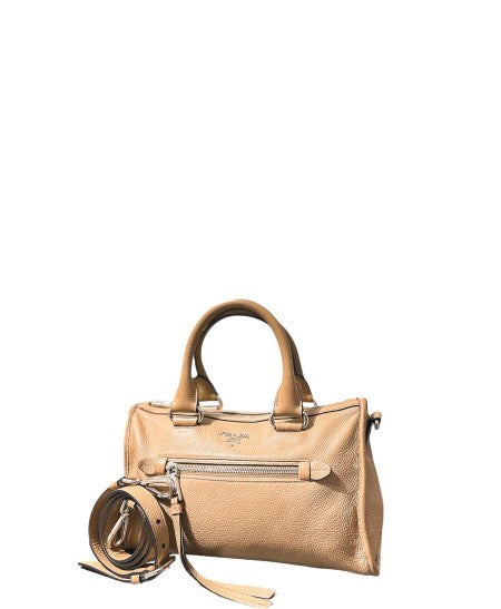 Prada Beige Vitello Phenix Tote Bag