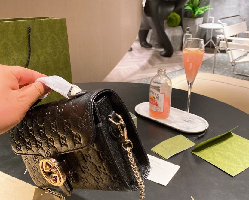Black Gucci crossbody
