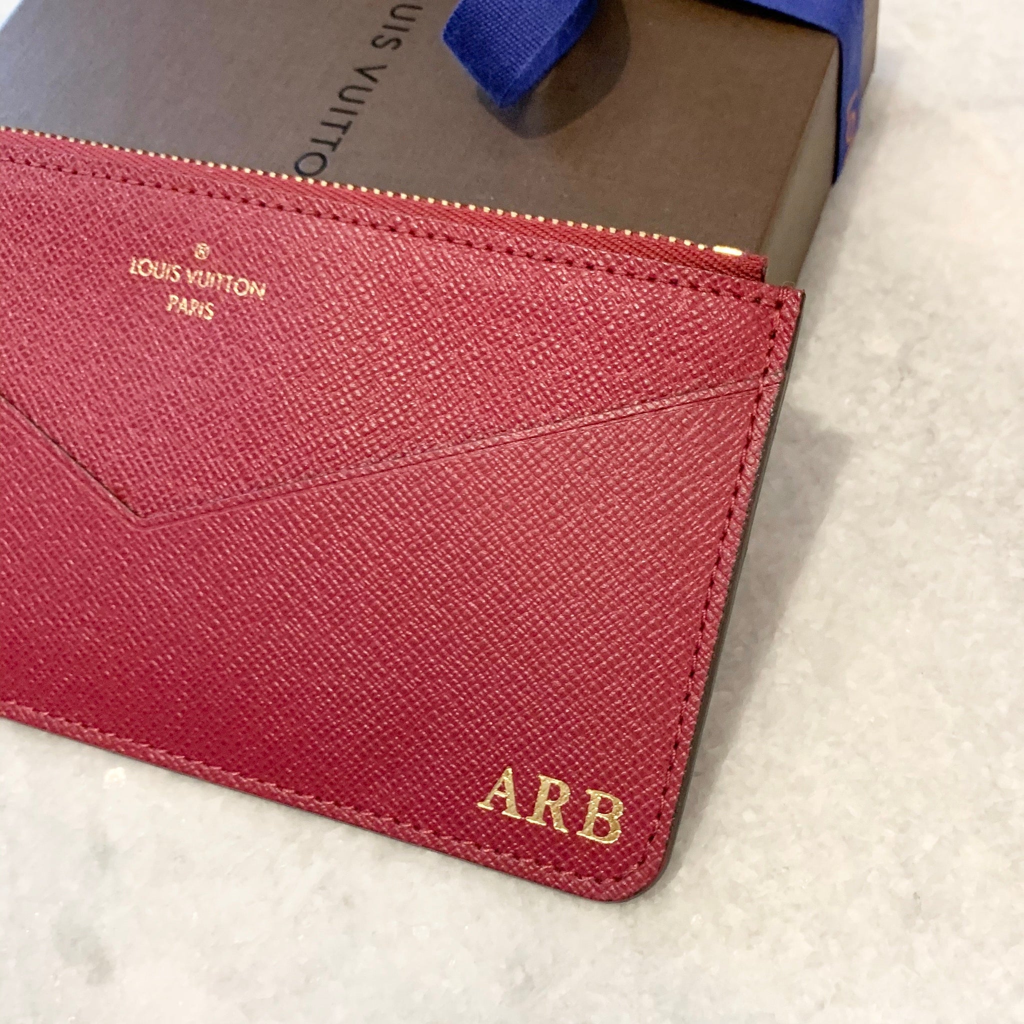 LOUIS VUITTON Calfskin Jeanne Wallet Zippy Coin Insert In Fuchsia