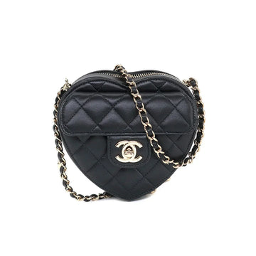 Chanel Mini black Heart Bag