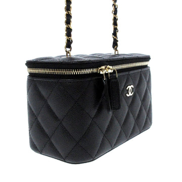 Chanel black Vanity Case