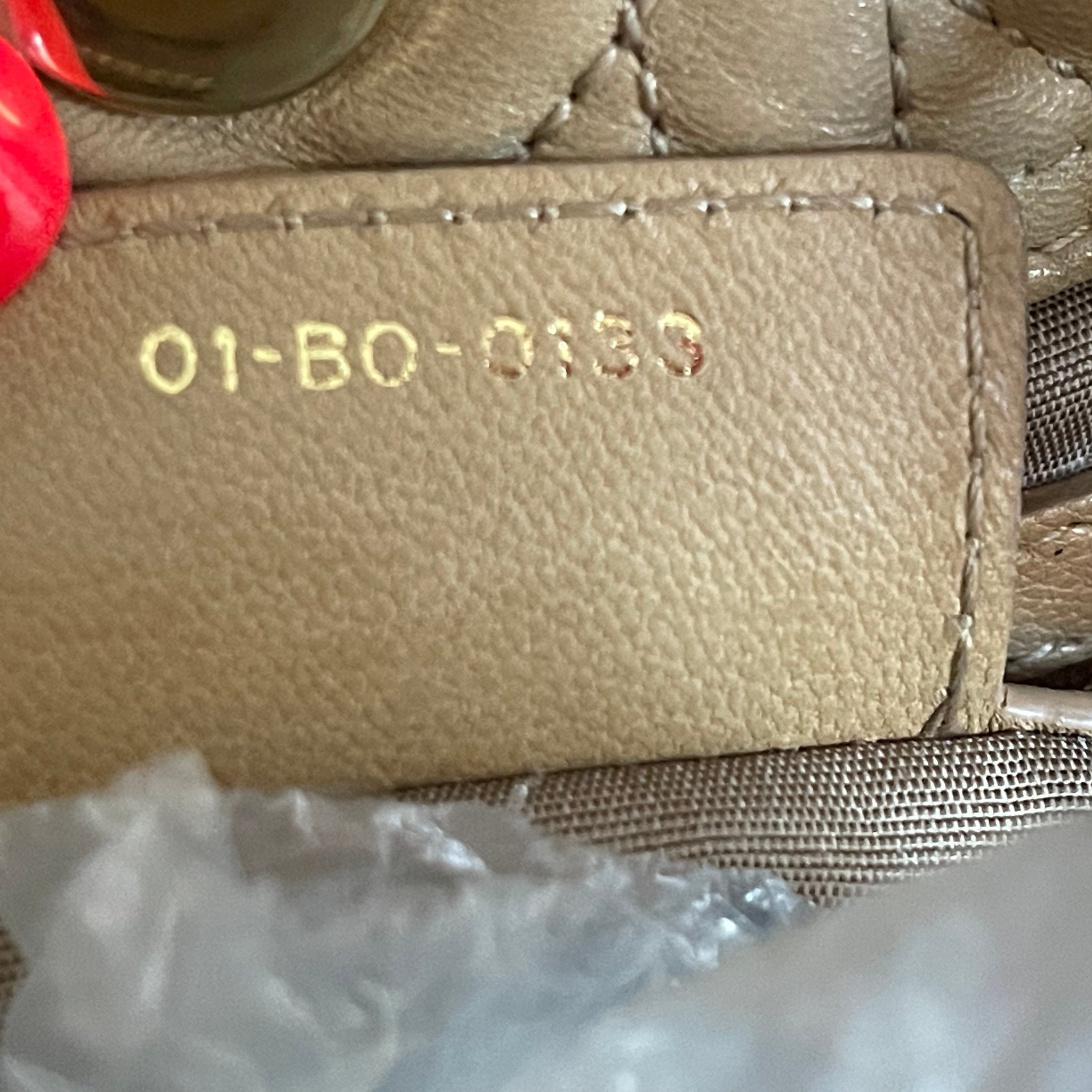 Christian Dior Beige Cannage Soft Tote
