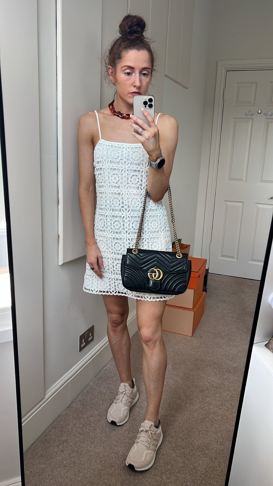 Gucci GG Black Marmont Small Shoulder Bag