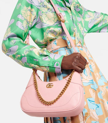 Gucci Green Small Aphrodite Shoulder Bag