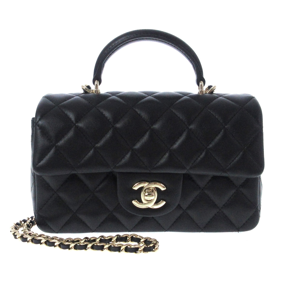 Chanel Mini Top Handle Flap Bag