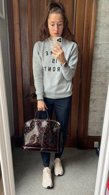 Louis Vuitton Alma Amarante Monogram Vernis