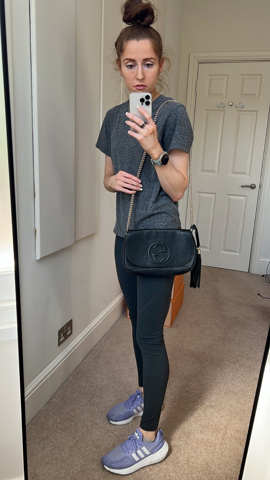 Gucci Rose Beige Soho Disco Crossbody Flap Bag (RRP £1050)