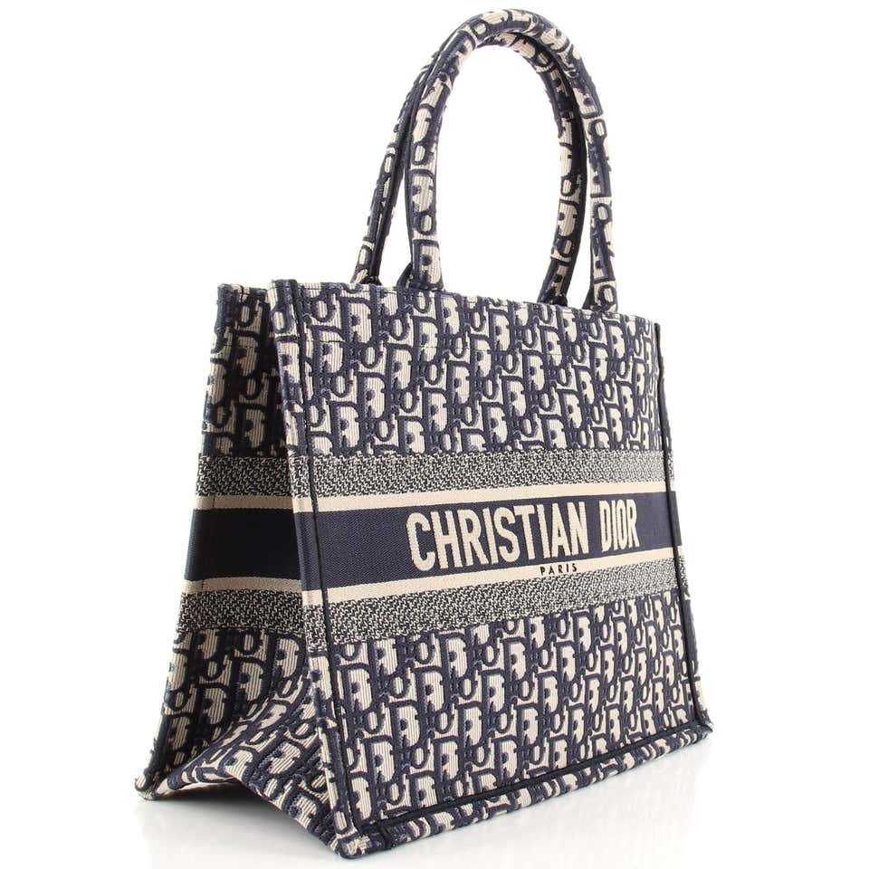 Christian Dior Book Tote Oblique Canvas Medium