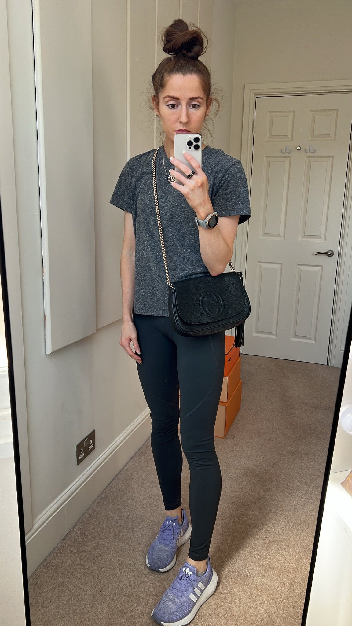 Gucci Rose Beige Soho Disco Crossbody Flap Bag (RRP £1050)