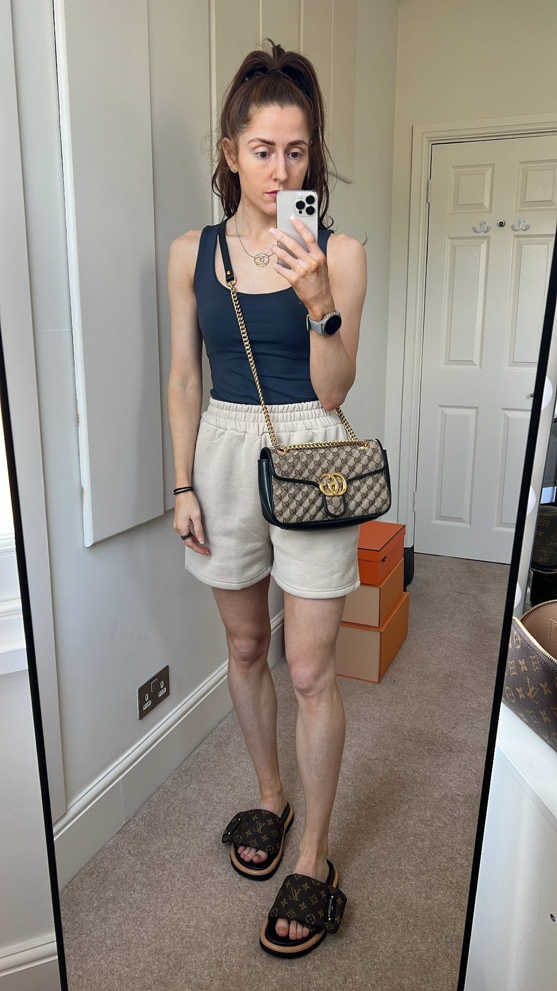 Gucci GG Beige Marmont Small Shoulder Bag (RRP £1,570)