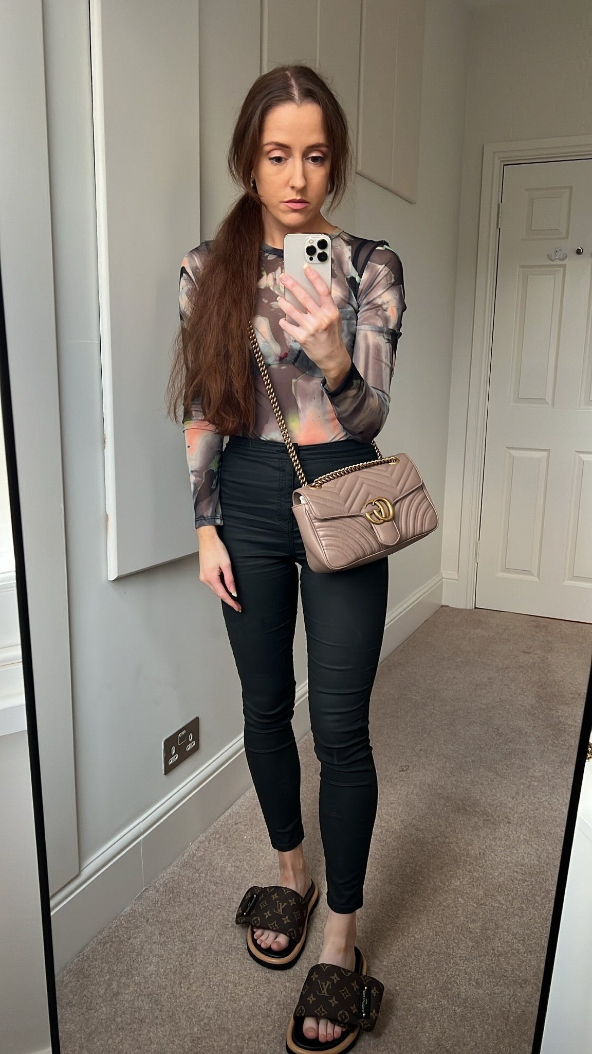 Gucci GG Dusty Pink Marmont Small Shoulder Bag (RRP £1800)