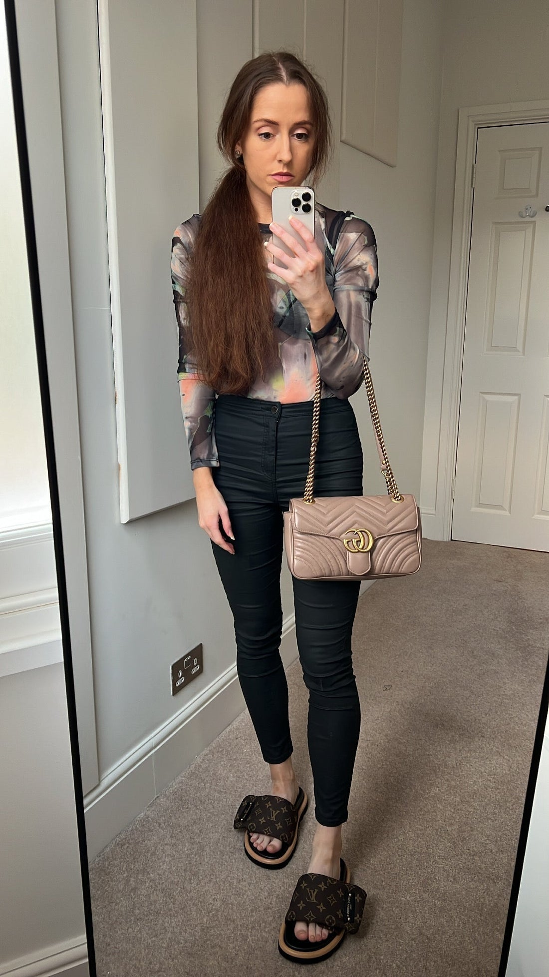 Gucci GG Dusty Pink Marmont Small Shoulder Bag (RRP £1800)