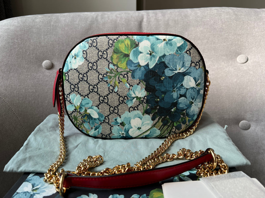 Gucci Dionysus Blooms GG Supreme Chain Mini Bag