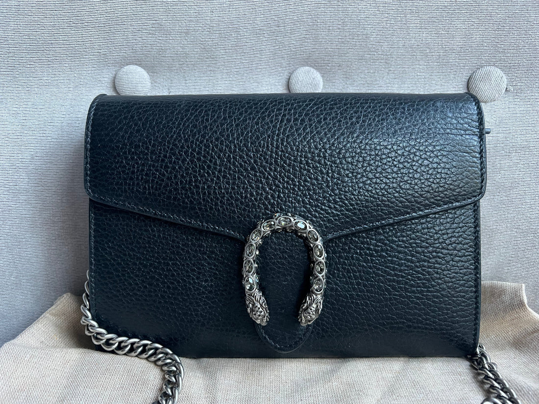 Gucci Dionysus Black Mini Chain Bag