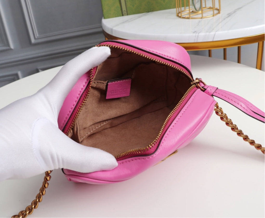 Pink Gucci woman Crossbody