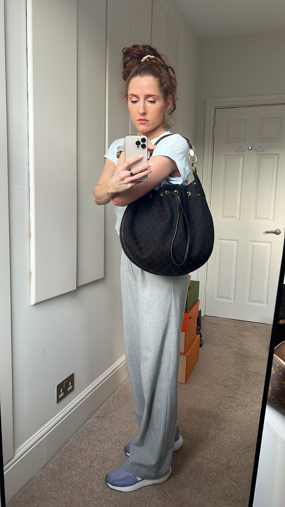 Gucci GG Monogram Canvas Hobo