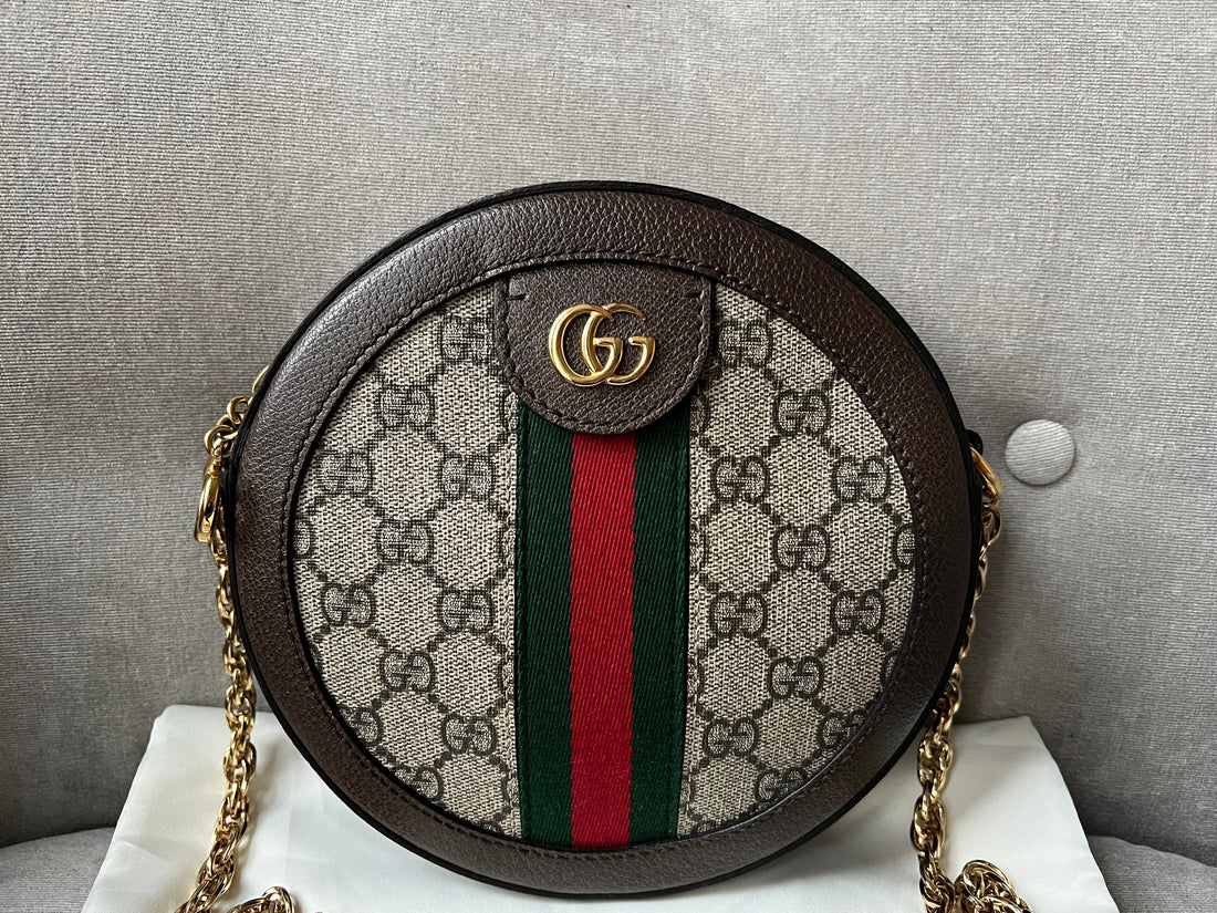 Gucci GG Ophidia Mini GG Round Shoulder Bag (RRP £1,160)