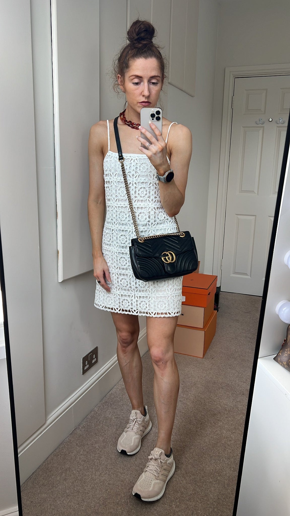 Gucci GG Black Marmont Small Shoulder Bag