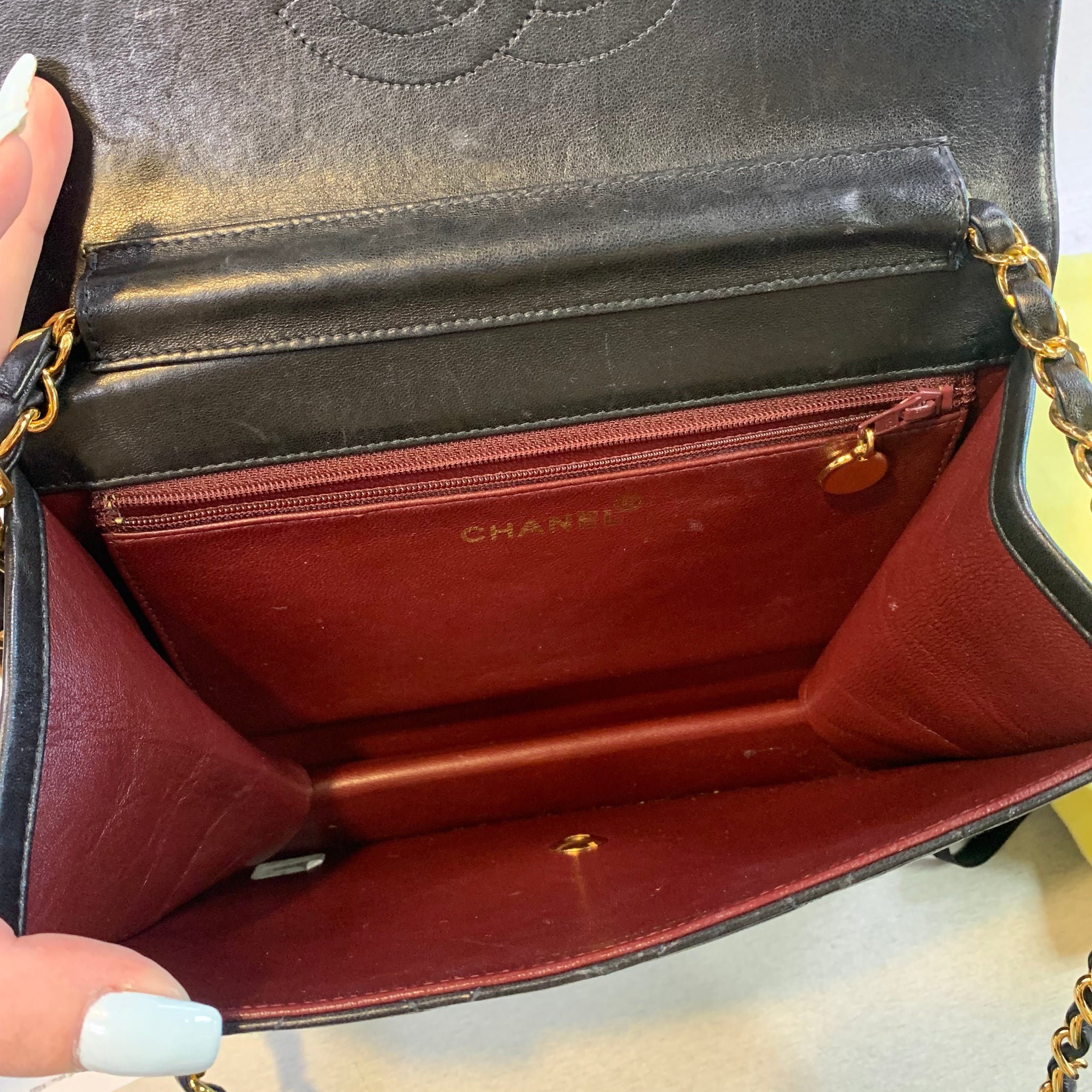 Vintage Chanel Quilted Square Flap Bag