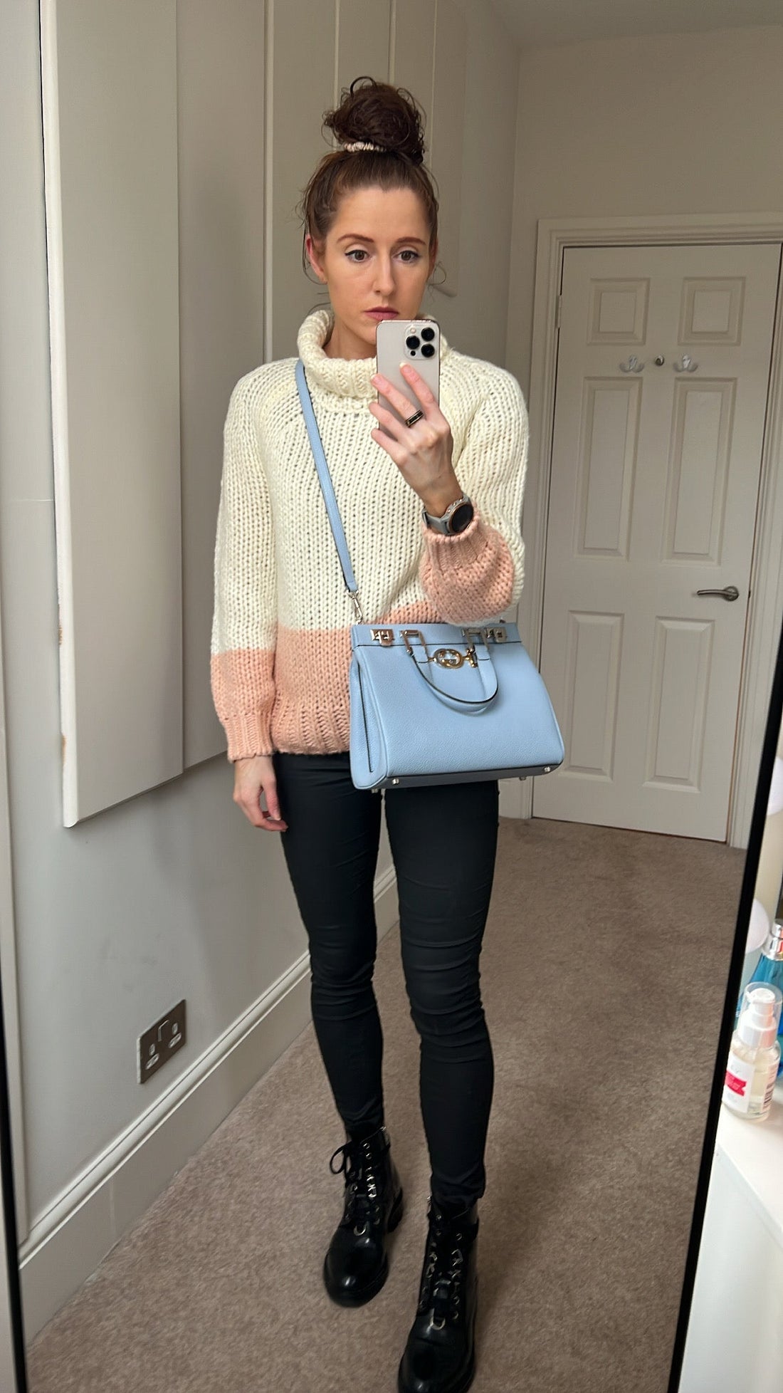 Gucci Pale Blue Medium Zumi Tote (RRP £2210)