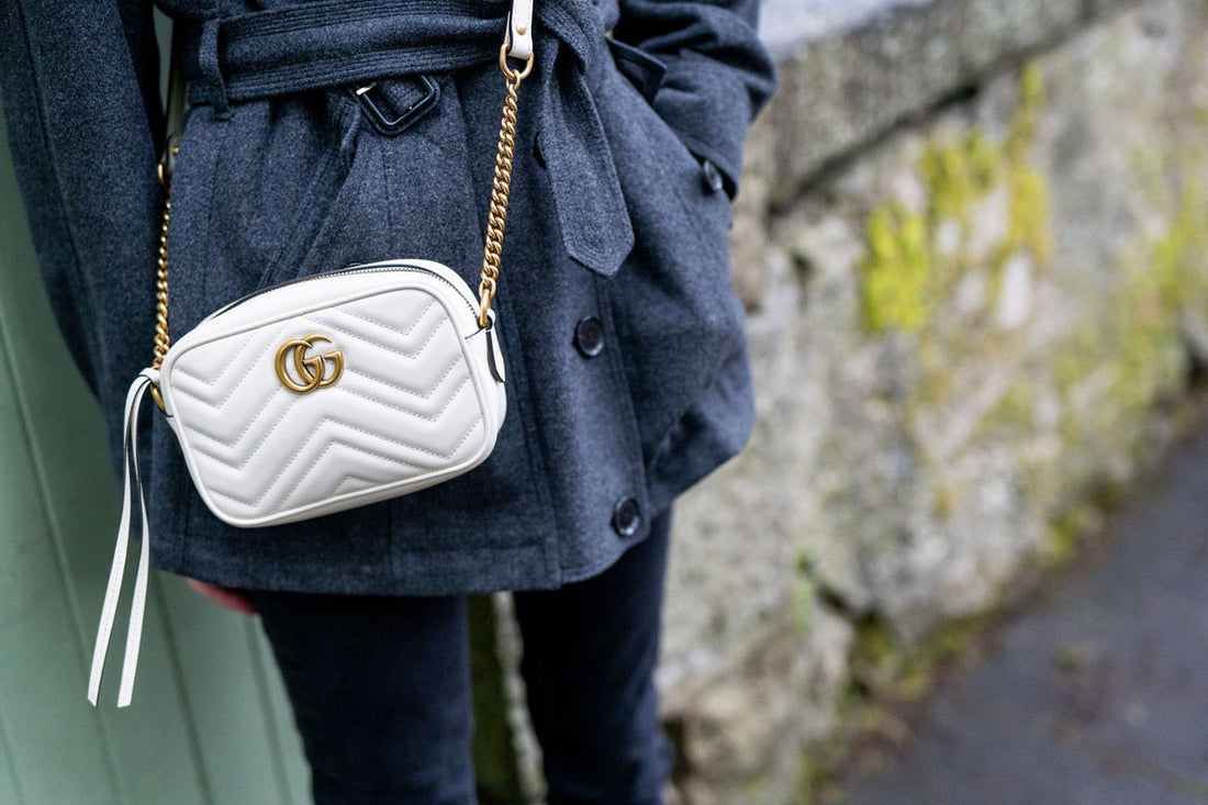 Gucci GG White Marmont Mini Shoulder Bag (RRP £1,160)