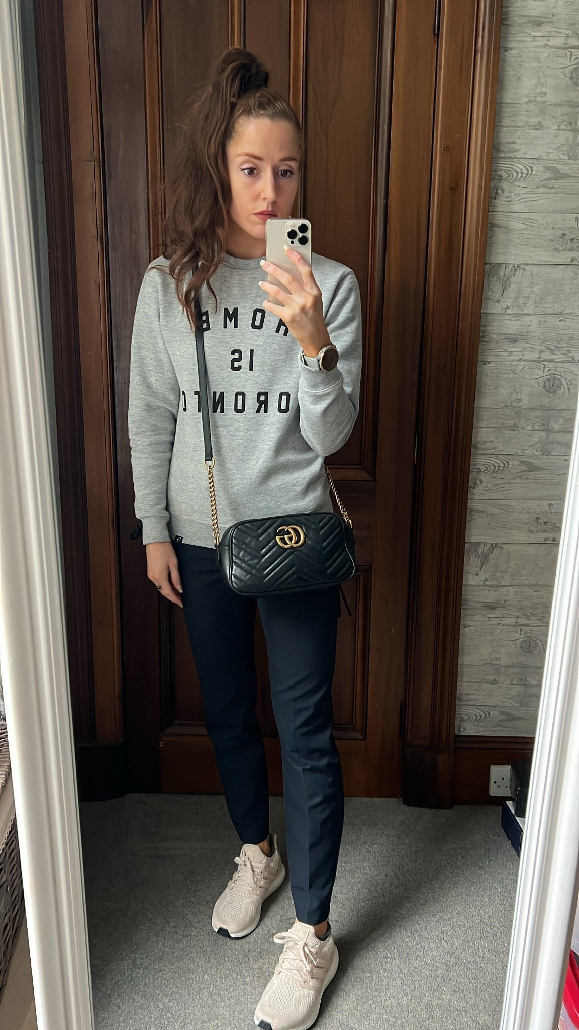 Gucci GG Black Marmont Small Shoulder Bag