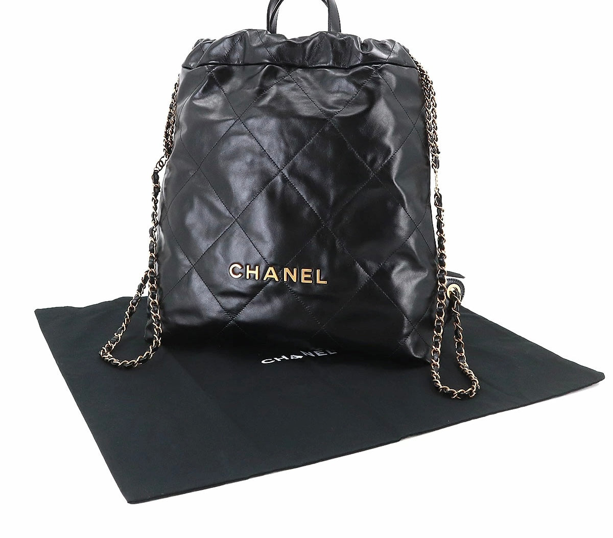 Chanel 22 black backpack