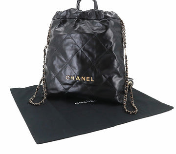 Chanel 22 black backpack