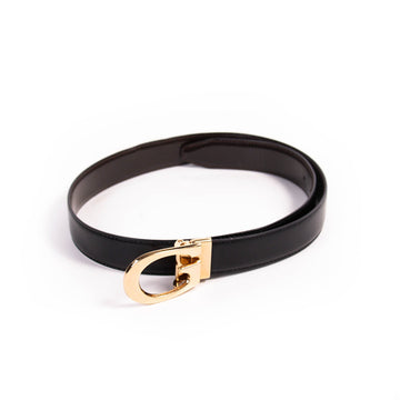 Gucci G Logo Leather Belt