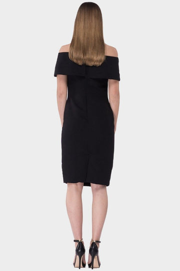 Faith Off Shoulder Dress In Black