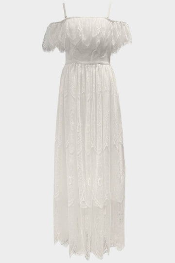 Monte Carlo Chantilly White Dress White