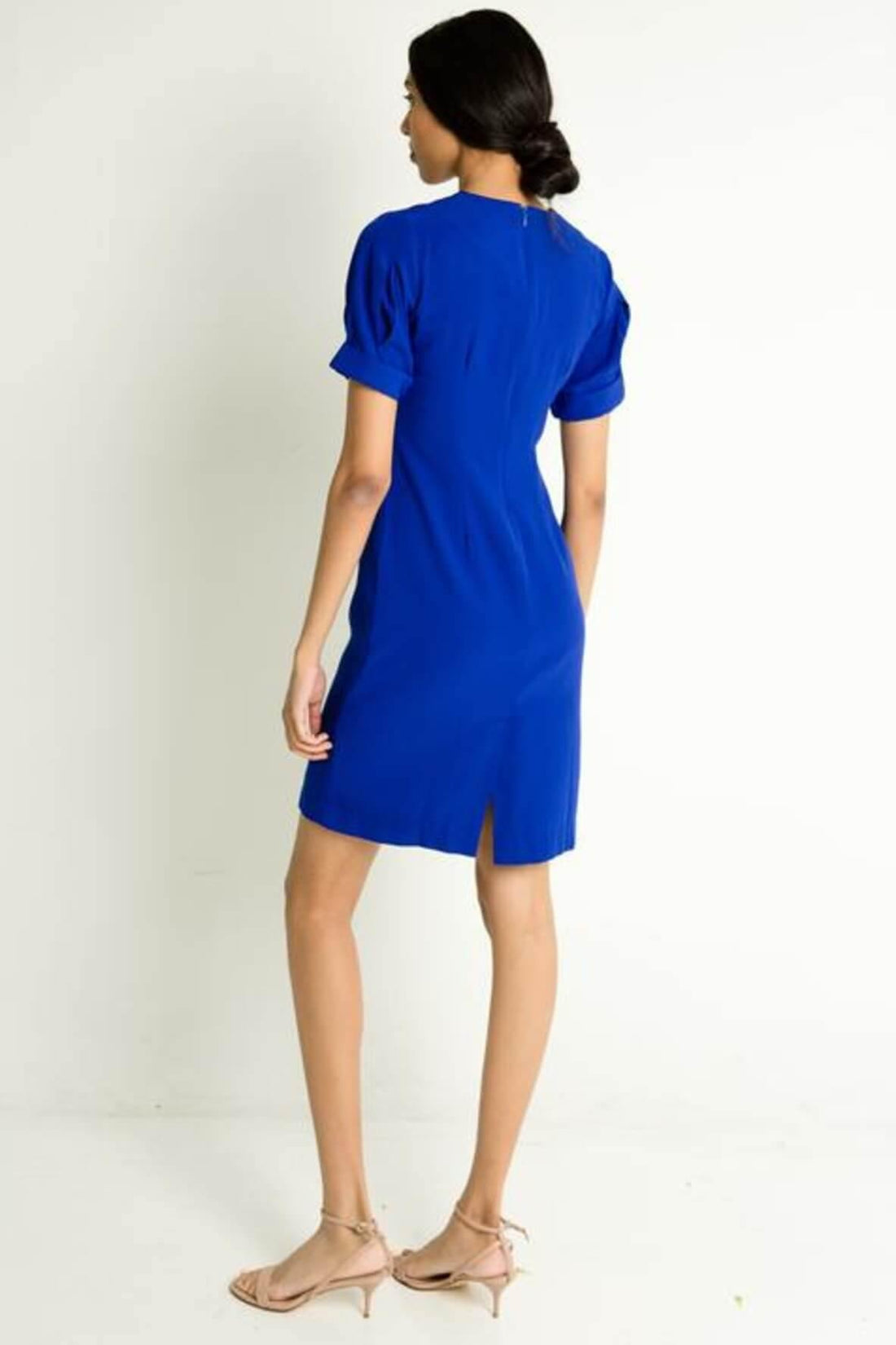 Pebbled Shift Dress