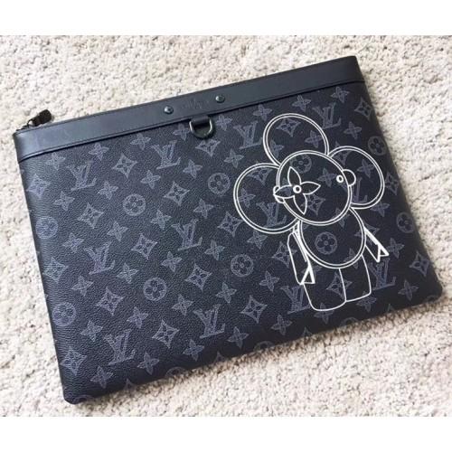 Louis Vuitton Pochette Apollo Monogram Eclipse Canvas Vivienne